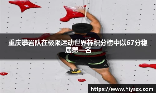 重庆攀岩队在极限运动世界杯积分榜中以67分稳居第一名